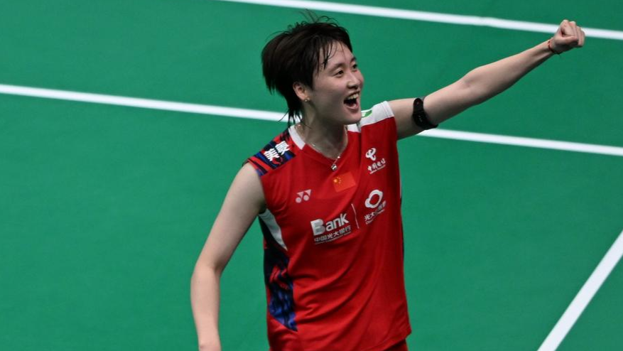 China secures women's singles title at Badminton Asia Championships
