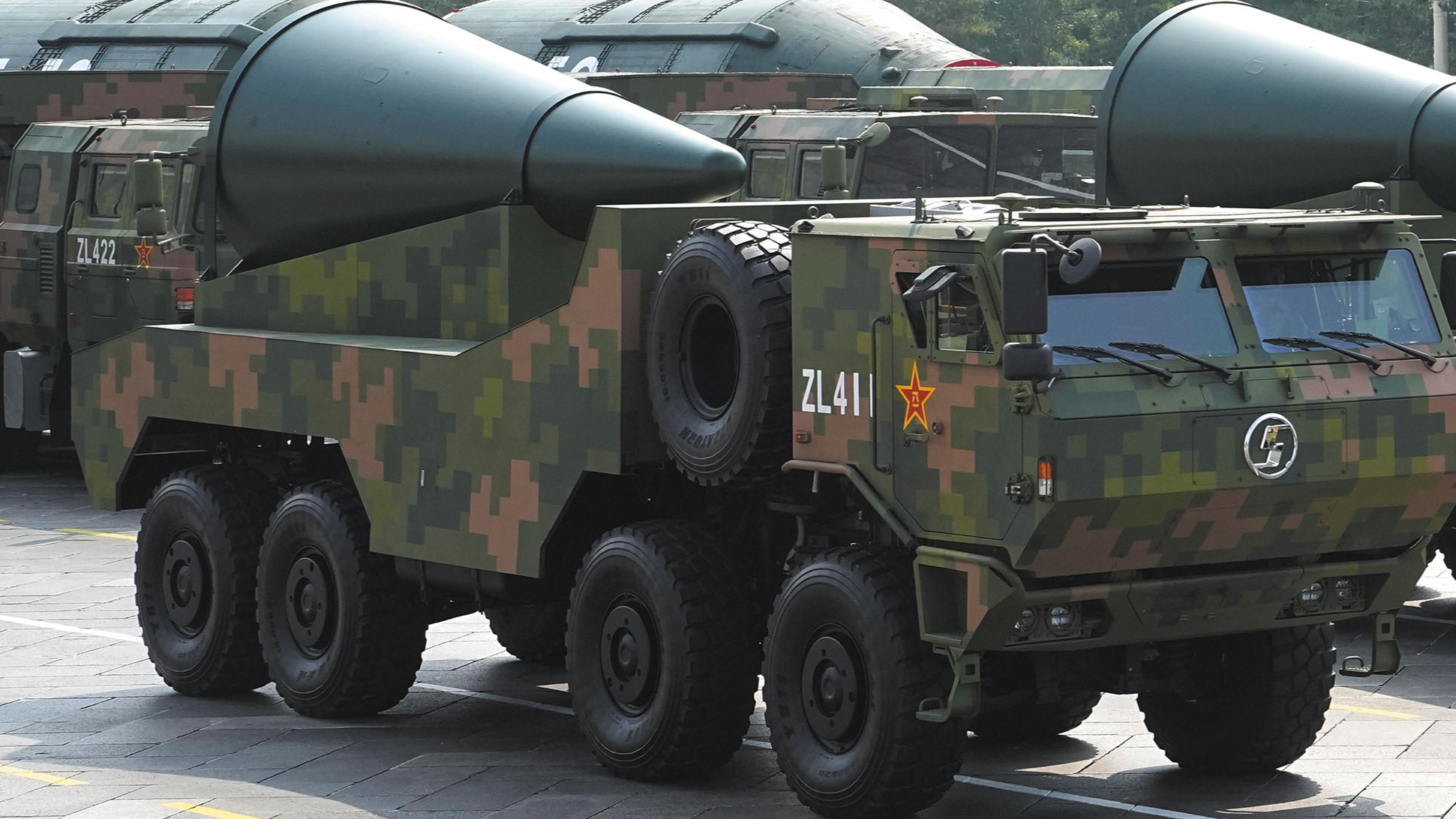 Nation’s newest land, sea, and air-based missiles made public at Beijing mi...
