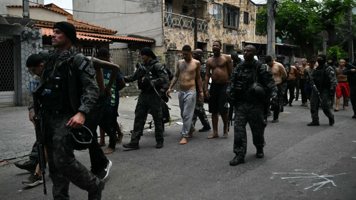 At least 64 killed in huge police operation in Rio de Janeiro favelas