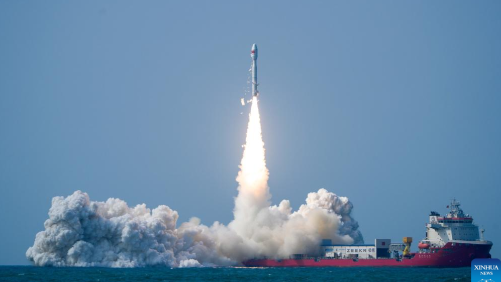 China’s Smart Dragon 3 Rocket Successfully Launches 2 Satellites from Sea